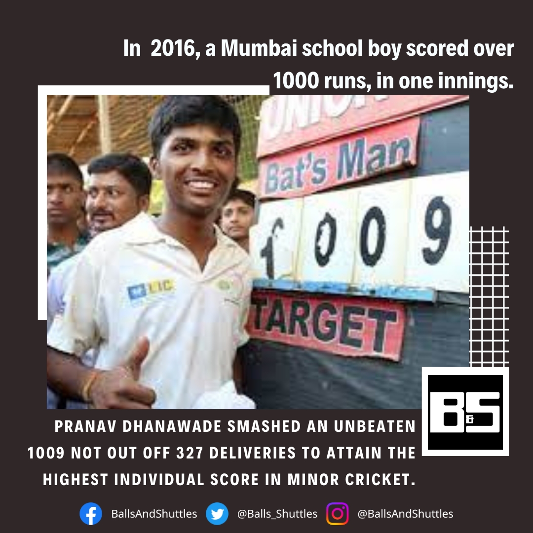 1000 runs in one innings